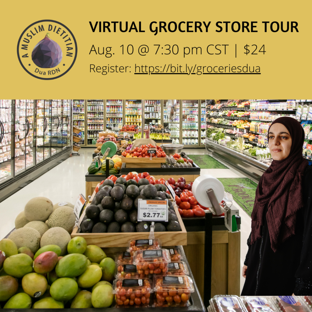 grocery store tour with dietitian